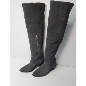 Report signature women's gray boots 7M